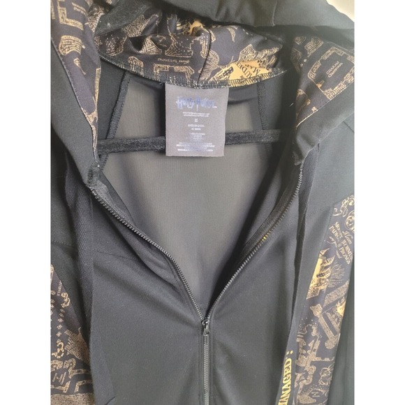 HARRY POTTER WOMENS HOODED JACKET ZIP UP MISCHIEF MANAGED Size Med - Picture 4 of 9